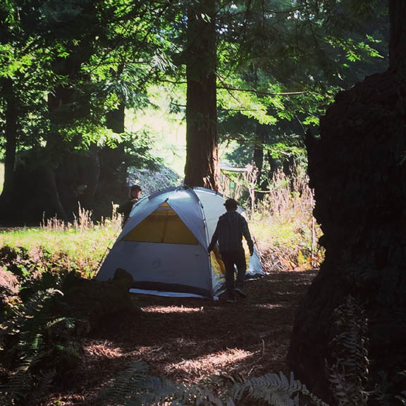 Tent Camping at Reef Campground