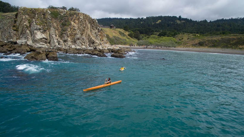 Kayaking at Fort Ross