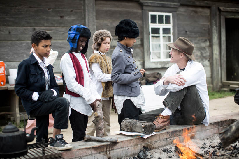 Outdoor Kitchen during an Environmental Living Program at Fort Ross