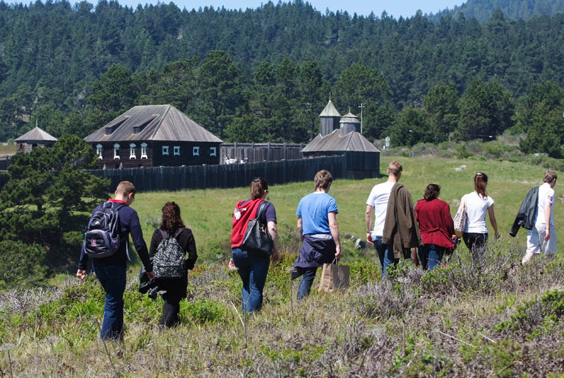 Hiking at Fort Ross