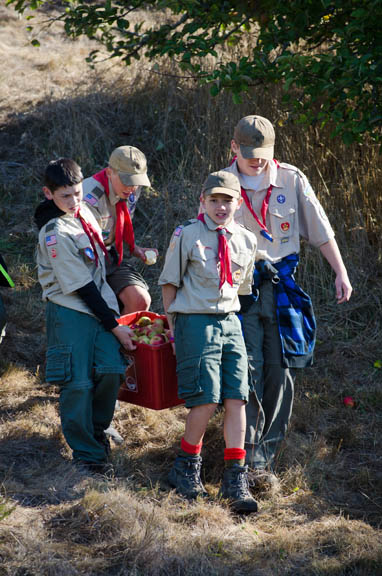 Scouts at Fort Ross, Service Projects