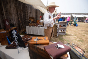 Hand crafted journals being sold at Fort Ross Festival 