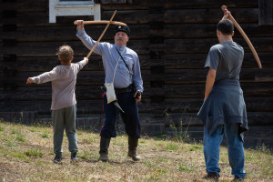 word fighting at Fort Ross Festival 2019