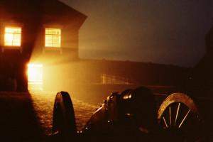 Light from the Kuskov House, Nighttime at Fort Ross
